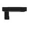 Bestar Orion 124W Queen Murphy Bed with Shelving and Fold-Out Desk (125W), Bark Gray & Graphite 116876-000047 - alternate 6